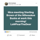 Illustration for article titled Cop Who Joked About Arresting Sterling Brown On Facebook Has Been Fired